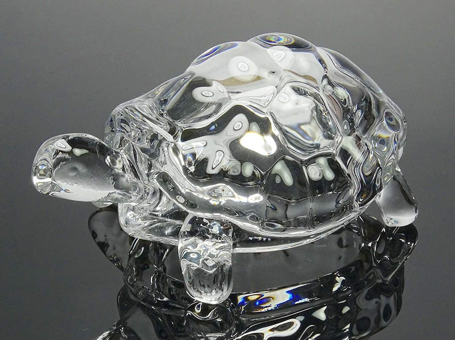 1194 Crystal Glass Turtle-Tortoise for Feng Shui and Vastu - SkyShopy 1194 Crystal Glass Turtle-Tortoise for Feng Shui and Vastu - SkyShopy